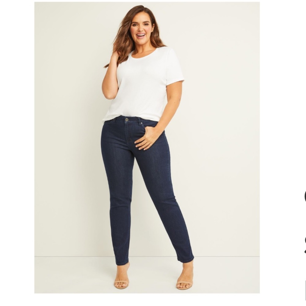 LANE BRYANT ESSENTIAL STRAIGHT JEAN